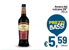 Vulcano - Amaro Del 28° Vulcano - Amaro Del 28°