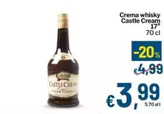 Crema Whisky Castle Cream Crema Whisky Castle Cream
