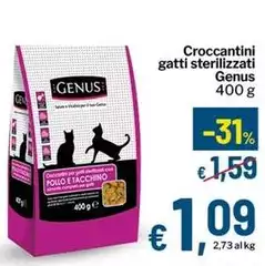 Genus - Croccantini Gatti Sterilizzati Genus - Croccantini Gatti Sterilizzati