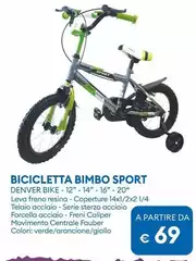 Denver Bike - Bicicleta Bimbo Sport 12'' Denver Bike - Bicicleta Bimbo Sport 12''