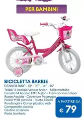 Denver Bike - Bicicleta Barbie 10'' Denver Bike - Bicicleta Barbie 10''
