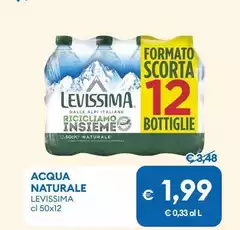Levissima - Acqua Naturale Levissima - Acqua Naturale