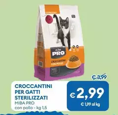 Miba Pro - Croccantini Per Gatti Sterilizzati Miba Pro - Croccantini Per Gatti Sterilizzati
