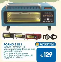 Mxd - Forno 3 In 1 Mxd - Forno 3 In 1