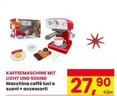 Macchina Caffè Luci E Suoni + Accessori Macchina Caffè Luci E Suoni + Accessori