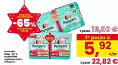 Pampers - Baby Dry O Mutandino Tagliegi Assortite Pampers - Baby Dry O Mutandino Tagliegi Assortite