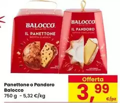 Balocco - Panettone O Pandoro Balocco - Panettone O Pandoro