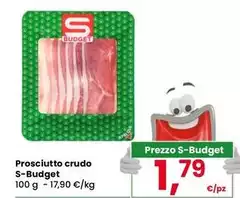 S budget - Prosciutto Crudo S-Budget S budget - Prosciutto Crudo S-Budget