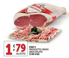King's - Prosciutto Crudo Snocciolato King's - Prosciutto Crudo Snocciolato
