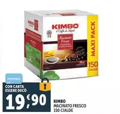 Kimbo - Macinato Fresco 150 Cialde