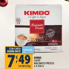 Kimbo - Caffe Macinato Fresco Kimbo - Caffe Macinato Fresco