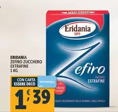 Eridania - Zefiro Zucchero Extrafine Eridania - Zefiro Zucchero Extrafine
