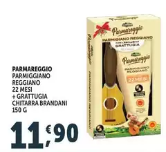 Parmareggio - Parmigiano Reggiano 22 Mesi + Grattugia Chitarra Brandani Parmareggio - Parmigiano Reggiano 22 Mesi + Grattugia Chitarra Brandani