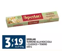 Sperlari - Torrone Alla Nocciola Classico Sperlari - Torrone Alla Nocciola Classico