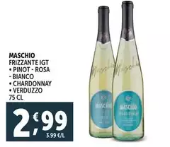 Maschio - Frizzante IGT Pinot/ Rosa/ Chardonnay/ Verduzzo Maschio - Frizzante IGT Pinot/ Rosa/ Chardonnay/ Verduzzo