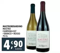 Mastroberardino - Mastro Campania IGT Bianco/Rosso Mastroberardino - Mastro Campania IGT Bianco/Rosso