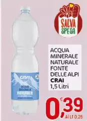Crai - Acqua Minerale Naturale Fonte Delle Alpi Crai - Acqua Minerale Naturale Fonte Delle Alpi