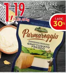 Gran Terre - Parmareggio Parmigiano Reggiano Grattugiato Gran Terre - Parmareggio Parmigiano Reggiano Grattugiato