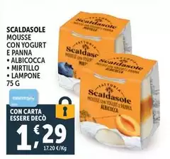 Scaldasole - Mousse Con Yogurt E Panna Albicocca Scaldasole - Mousse Con Yogurt E Panna Albicocca