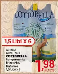 Cottorella - Acqua Minerale Leggermente Frizzante/ Naturale Cottorella - Acqua Minerale Leggermente Frizzante/ Naturale