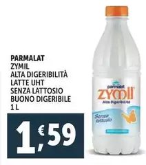 Parmalat - Zymil Alta Digeribilità Latte UHT Senza Lattosio Buono Digeribile Parmalat - Zymil Alta Digeribilità Latte UHT Senza Lattosio Buono Digeribile