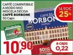 Caffe Borbone - Caffè Compatibile A Modo Mio Miscela Decisa