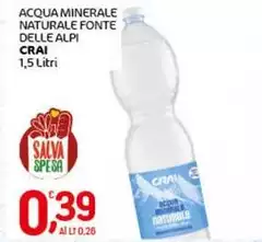 Crai - Acqua Minerale Naturale Fonte Delle Alpi Crai - Acqua Minerale Naturale Fonte Delle Alpi