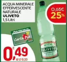 Uliveto - Acqua Minerale Effervescente Naturale Uliveto - Acqua Minerale Effervescente Naturale