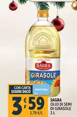 Sagra - Olio Di Semi Di Girasole Sagra - Olio Di Semi Di Girasole