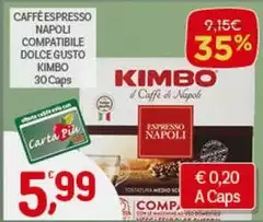Kimbo - Caffè Espresso Napoli Compatibile Dolce Gusto Kimbo - Caffè Espresso Napoli Compatibile Dolce Gusto