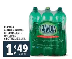Clavdia - Acqua Minerale Effervescente Naturale Clavdia - Acqua Minerale Effervescente Naturale