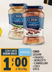 Cirio - Legumi Fagioli Borlotti