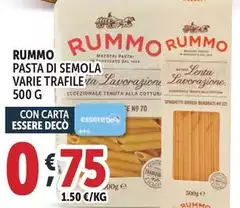 Rummo - Pasta Di Semola Rummo - Pasta Di Semola
