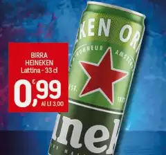 Heineken - Birra Lattina