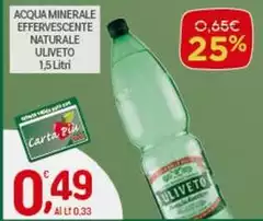 Uliveto - Acqua Minerale Effervescente Naturale Uliveto - Acqua Minerale Effervescente Naturale