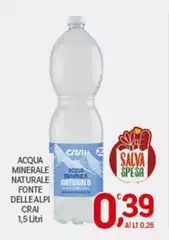 Crai - Acqua Minerale Naturale Fonte Delle Alpi Crai - Acqua Minerale Naturale Fonte Delle Alpi
