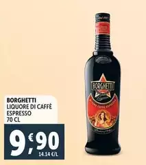 Borghetti - Liquore Di Caffè Espresso Borghetti - Liquore Di Caffè Espresso