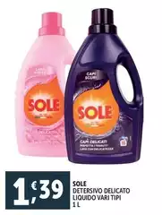 Sole - Detersivo Delicato Liquido Sole - Detersivo Delicato Liquido