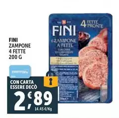 Fini - Zampone 4 Fette Fini - Zampone 4 Fette