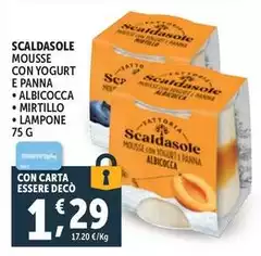 Scaldasole - Mousse Con Yogurt E Panna Scaldasole - Mousse Con Yogurt E Panna