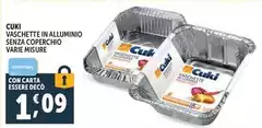 Cuki - Vaschette In Alluminio Senza Coperchio Cuki - Vaschette In Alluminio Senza Coperchio