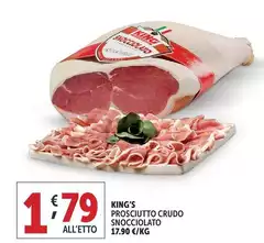 King's - Prosciutto Crudo Snocciolato King's - Prosciutto Crudo Snocciolato