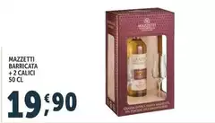 Mazzetti - Barricata + 2 Calici Mazzetti - Barricata + 2 Calici