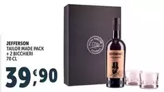 Jefferson - Talaor Made Pack +2 Bicchieri Jefferson - Talaor Made Pack +2 Bicchieri