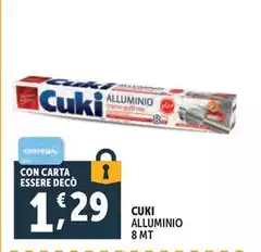 Cuki - Alluminio Cuki - Alluminio