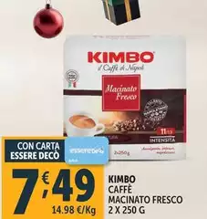 Kimbo - Caffè Macinato Fresco Kimbo - Caffè Macinato Fresco