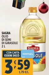 Sagra - Olio Di Semi Di Girasole Sagra - Olio Di Semi Di Girasole