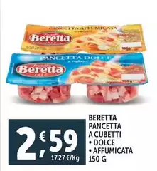 Beretta - Pancetta A Cubetti Dolce Beretta - Pancetta A Cubetti Dolce