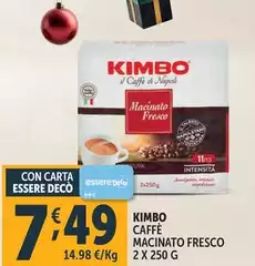 Kimbo - Caffè Macinato Fresco Kimbo - Caffè Macinato Fresco