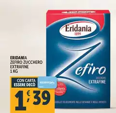 Eridania - Zefiro Zucchero Extrafine Eridania - Zefiro Zucchero Extrafine